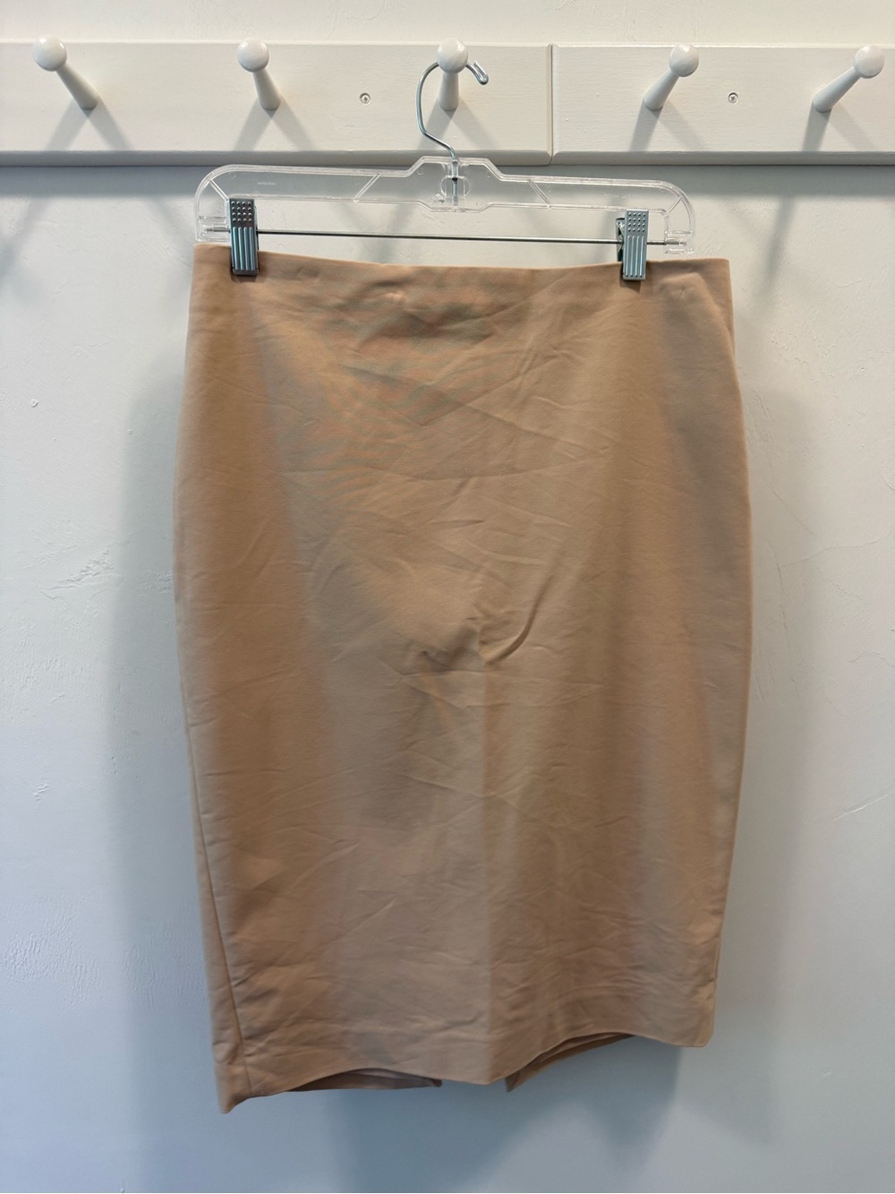 Express Neutral-Tone Pencil Skirt - Beige